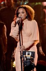 DEMI LOVATO Performs at One Coice: Somos Live! a Concert for Disaster Relief in Los Angeles 10/14/2017