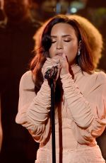 DEMI LOVATO Performs at One Coice: Somos Live! a Concert for Disaster Relief in Los Angeles 10/14/2017