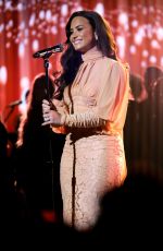 DEMI LOVATO Performs at One Coice: Somos Live! a Concert for Disaster Relief in Los Angeles 10/14/2017