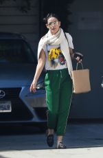 DEMI MOORE Leaves Love Your Body Endermologie in West Hollywood 10/16/2017