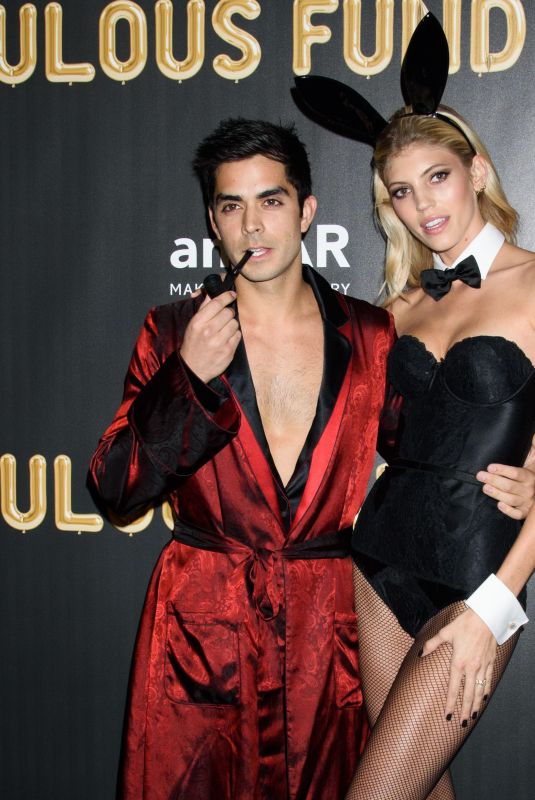 DEVON WINDSOR at 2017 Amfar Fabulous Fund Fair in New York 10/28/2017