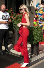 DEVON WINDSOR Out and About in Paris 09/29/2017