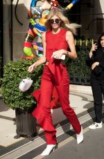 DEVON WINDSOR Out and About in Paris 09/29/2017