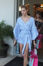 DEVON WINDSOR Shopping at Beach Bunny Swimwear in Miami 10/20/2017