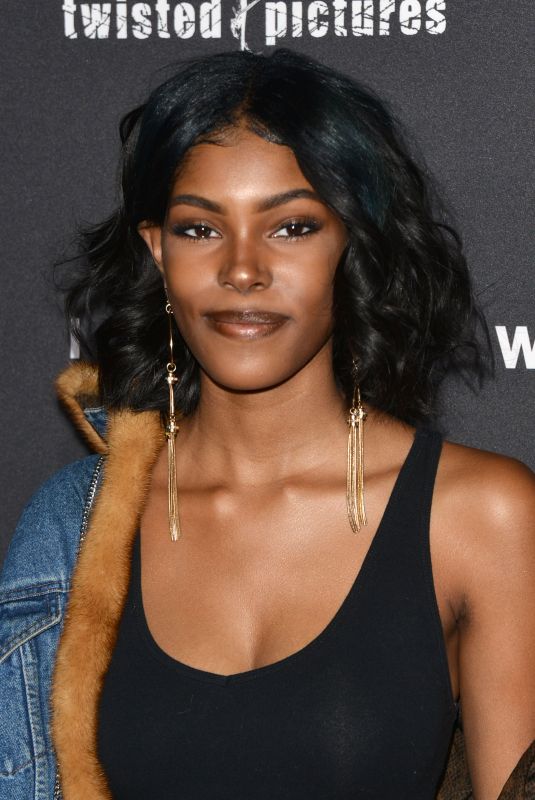 DIAMOND WHITE at Jigsaw Premiere in Los Angeles 10/25/2017