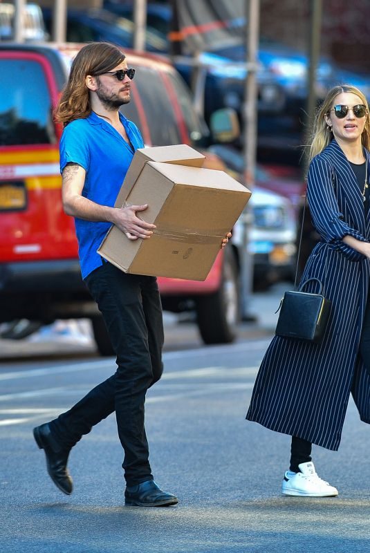 DIANNA AGRON and Winston Marshall Out Shopping in New York 10/03/2017