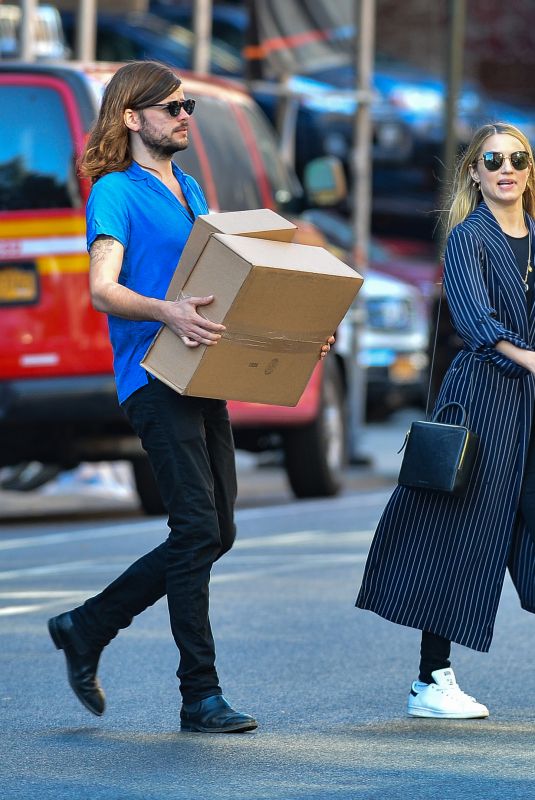 DIANNA AGRON and Winston Marshall Out Shopping in New York 10/03/2017