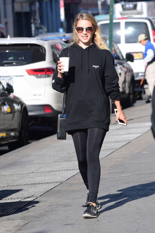 DIANNA AGRON Heading to a Gym in New York 10/22/2017