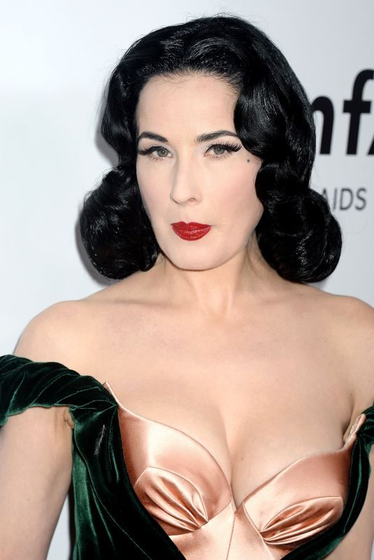 DITA VON TEESE at Amfar Inspiration Gala in Los Angeles 10/13/2017