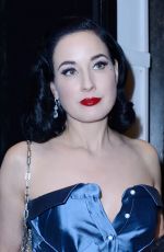 DITA VON TEESE at Llexis Mabille Fashion Show at Paris Fashion Week 09/29/2017