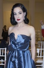 DITA VON TEESE at Llexis Mabille Fashion Show at Paris Fashion Week 09/29/2017