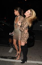 DOUTZEN KROES and JOAN SMALLS Arrives at CR Fashion Book Launch Party in Paris 09/30/2017