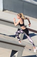 DOUTZEN KROES on the Set of a Hunkemoller Photoshoot in Barcelona 10/17/2017