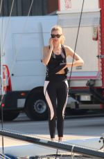 DOUTZEN KROES on the Set of a Hunkemoller Photoshoot in Barcelona 10/17/2017