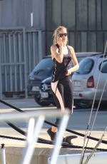 DOUTZEN KROES on the Set of a Hunkemoller Photoshoot in Barcelona 10/17/2017