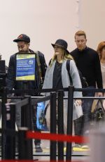 DREW BARRYMORE at Los Angeles International Airport 10/18/2017
