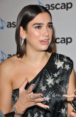 DUA LIPA at Ascap Awards in London 10/16/2017