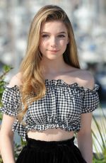 ELEANOR WORTHINGTON COX ar Britannia Photocall at Mipcom in Cannes 10/16/2017