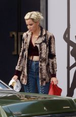 ELIZABETH BANKS on the Set of The Happytime Murders in Los Angeles 10/03/2017