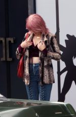 ELIZABETH BANKS on the Set of The Happytime Murders in Los Angeles 10/03/2017