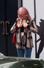 ELIZABETH BANKS on the Set of The Happytime Murders in Los Angeles 10/03/2017