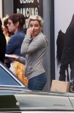 ELIZABETH BANKS on the Set of The Happytime Murders in Los Angeles 10/04/2017