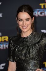 ELIZABETH HENSTRIDGE at Thor: Ragnarok Premiere in Los Angeles 10/10/2017