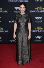 ELIZABETH HENSTRIDGE at Thor: Ragnarok Premiere in Los Angeles 10/10/2017