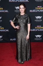 ELIZABETH HENSTRIDGE at Thor: Ragnarok Premiere in Los Angeles 10/10/2017