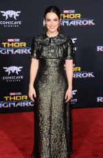 ELIZABETH HENSTRIDGE at Thor: Ragnarok Premiere in Los Angeles 10/10/2017