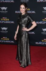 ELIZABETH HENSTRIDGE at Thor: Ragnarok Premiere in Los Angeles 10/10/2017
