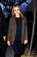 ELIZABETH HURLEY at Rosspomodoro Restaurant in London 10/10/2017