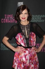 ELIZABETH MCGOVERN at Time and the Conways Opening Night in New York 10/10/2017