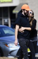 ELIZABETH OLSEN and Robbie Arnett Out in Los Angeles 10/03/2017