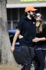 ELIZABETH OLSEN and Robbie Arnett Out in Los Angeles 10/03/2017