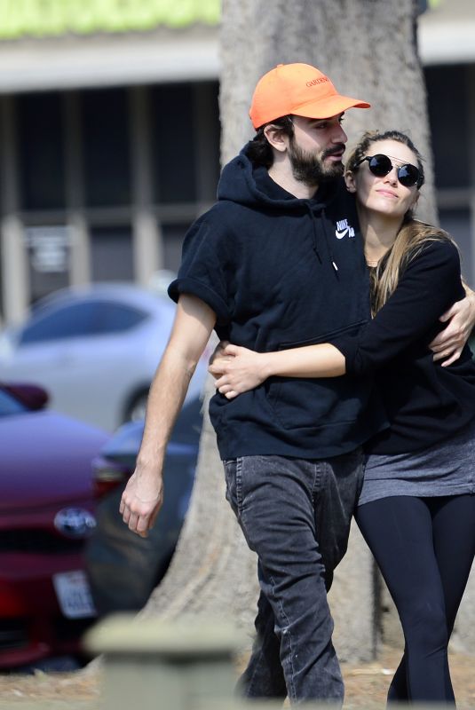 ELIZABETH OLSEN and Robbie Arnett Out in Los Angeles 10/03/2017