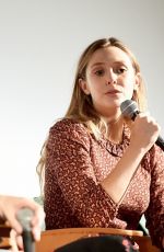 ELIZABETH OLSEN at Wind River Q&A in Santa Monica 10/08/2017