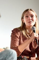 ELIZABETH OLSEN at Wind River Q&A in Santa Monica 10/08/2017