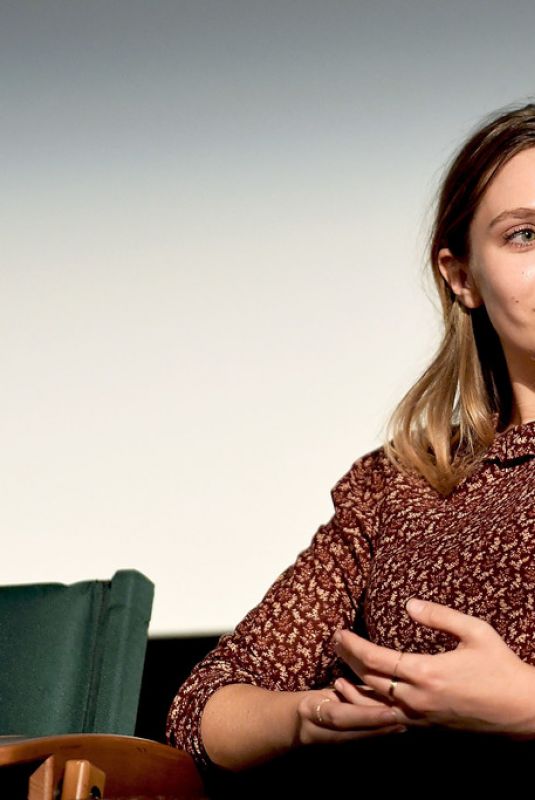 ELIZABETH OLSEN at Wind River Q&A in Santa Monica 10/08/2017