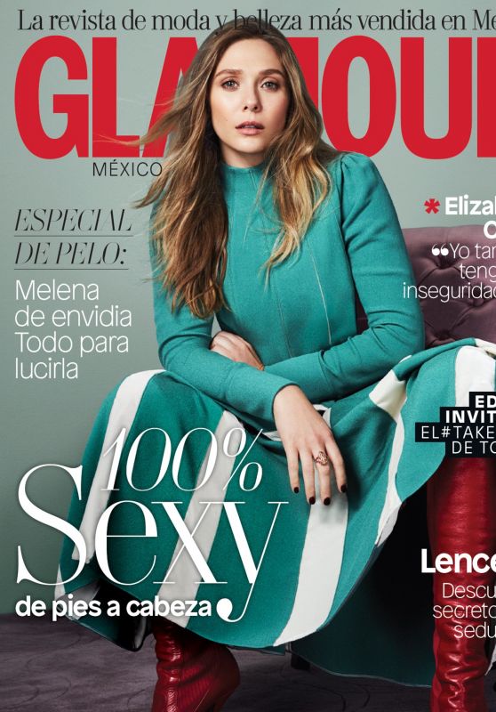 ELIZABETH OLSEN in Glamour Magazine, Mexico October 2017 Issue