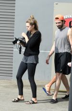 ELIZABETH OLSEN Leaves a Gym in Los Angeles 10/03/2017