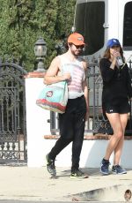 ELIZABETH OLSEN Out in Los Angeles 10/29/2017