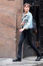 ELLA PURNELL on the Set of Sweetbitter in New York 10/26/2017