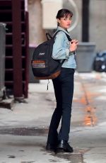 ELLA PURNELL on the Set of Sweetbitter in New York 10/26/2017