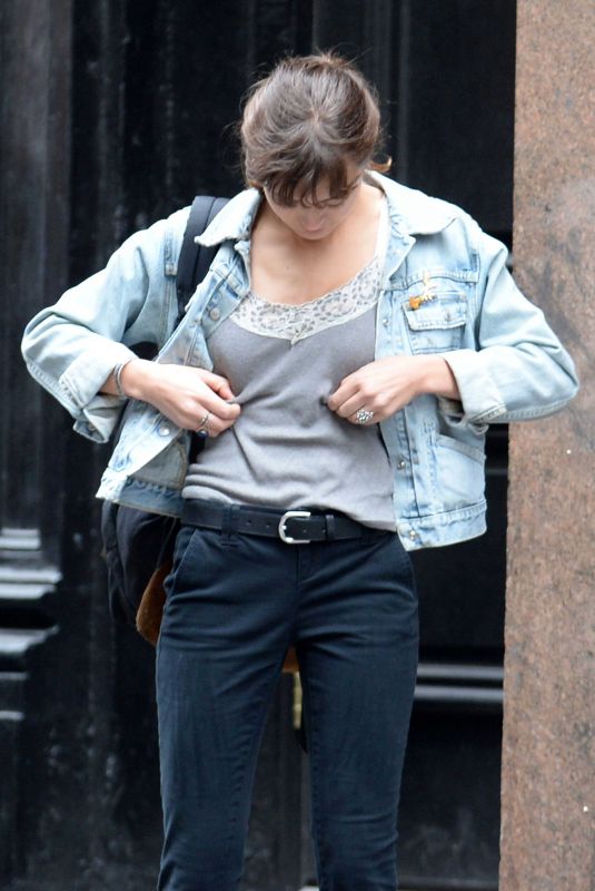 ELLA PURNELL on the Set of Sweetbitter in New York 10/26/2017