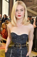 ELLE and DAKOTA FANNING at Miu Miu Fashion Show in Paris 10/03/2017