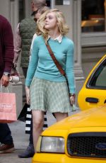 ELLE FANNING on the Set of Untitled Woody Allen Project 10/06/2017