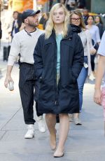 ELLE FANNING on the Set of Untitled Woody Allen Project in New York 10/05/2017