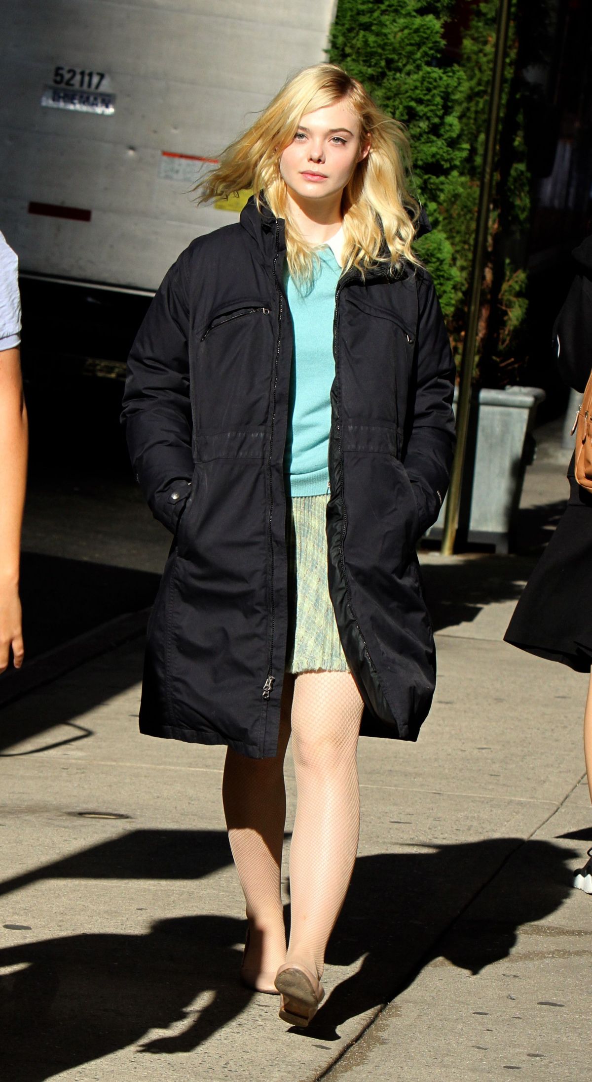 ELLE FANNING on the Set of Untitled Woody Allen Project in New York 10 ...