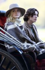 ELLE FANNING on the Set of Untitled Woody Allen Project in New York 10/12/2017
